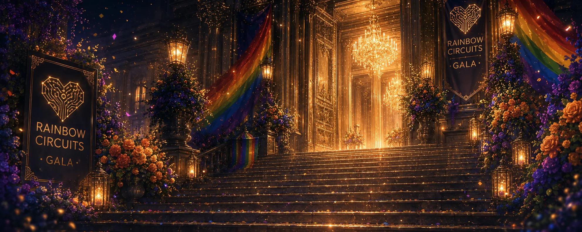“Rainbow Circuits Gala Event!” — shared by u/FelixTurtle