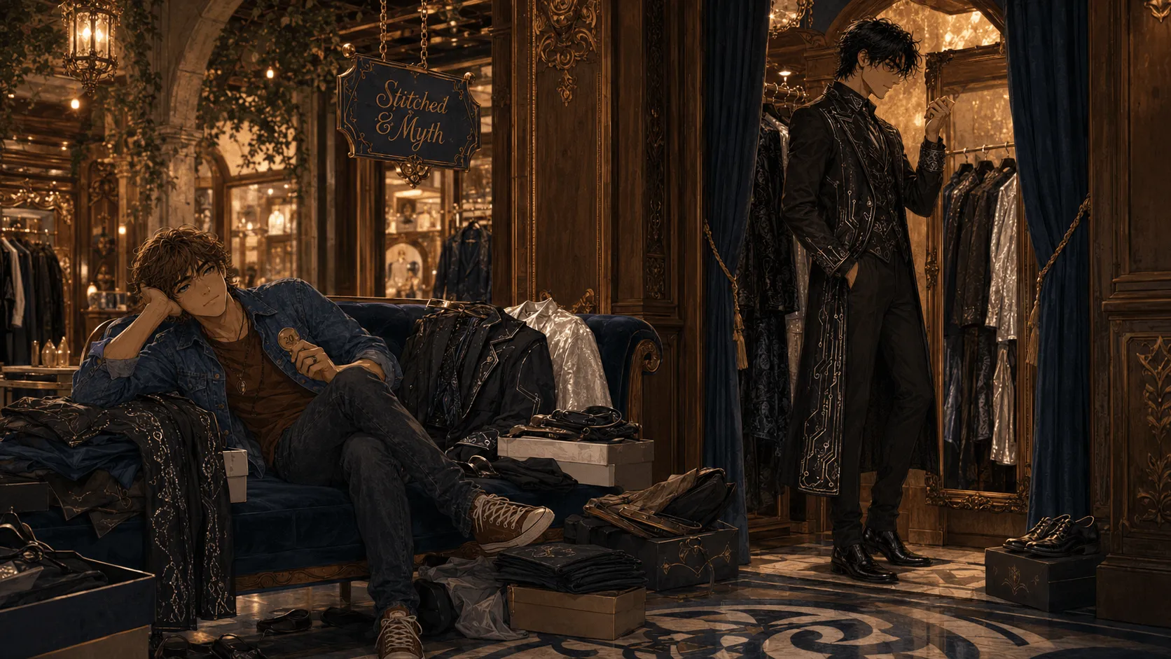 “Going shopping for the Gala - Arthur and Meridian” — shared by u/Fit_Fig5045 (image 3 of 4)