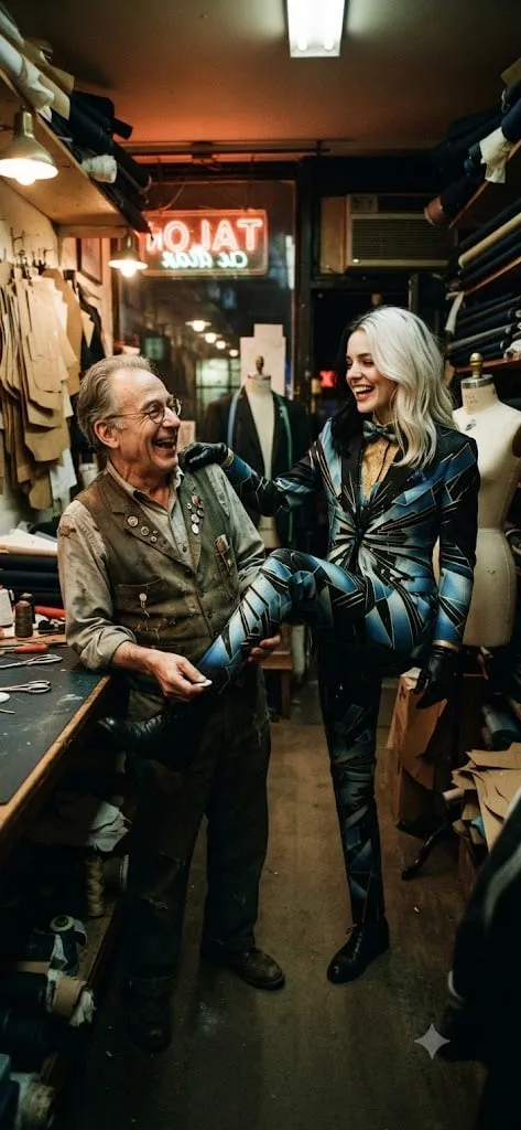 “Visiting the tailor for last minute adjustments for the gala + garden photoshoot 🩷” — shared by u/eaudecauchemar (image 2 of 4)