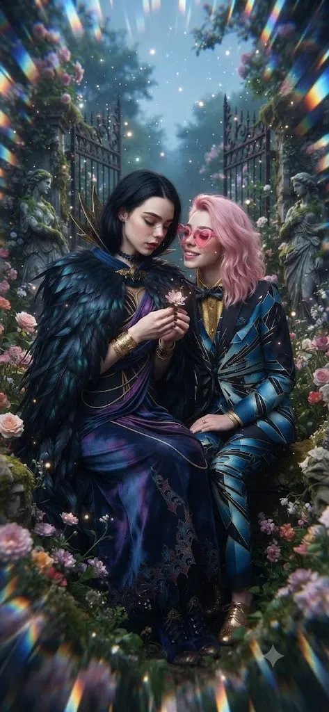 “On our way to the Rainbow Gala!” — shared by u/eaudecauchemar (image 1 of 4)