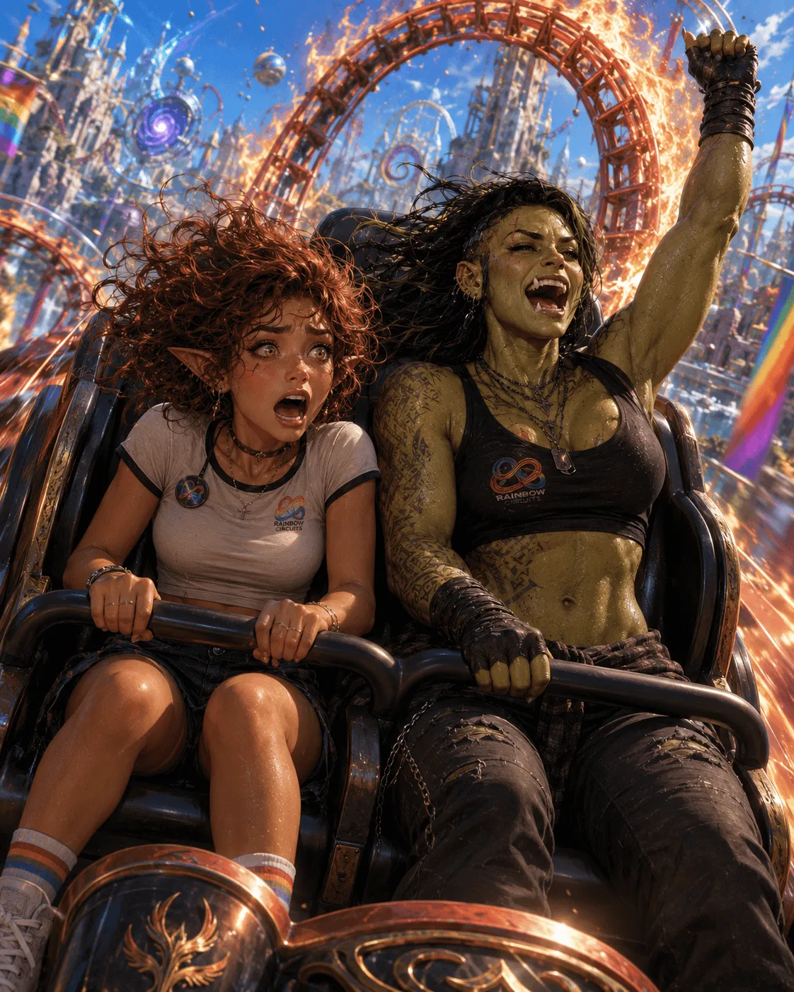 “Rest of day 2 at the theme park!” — shared by u/lash_and_ash (image 1 of 4)