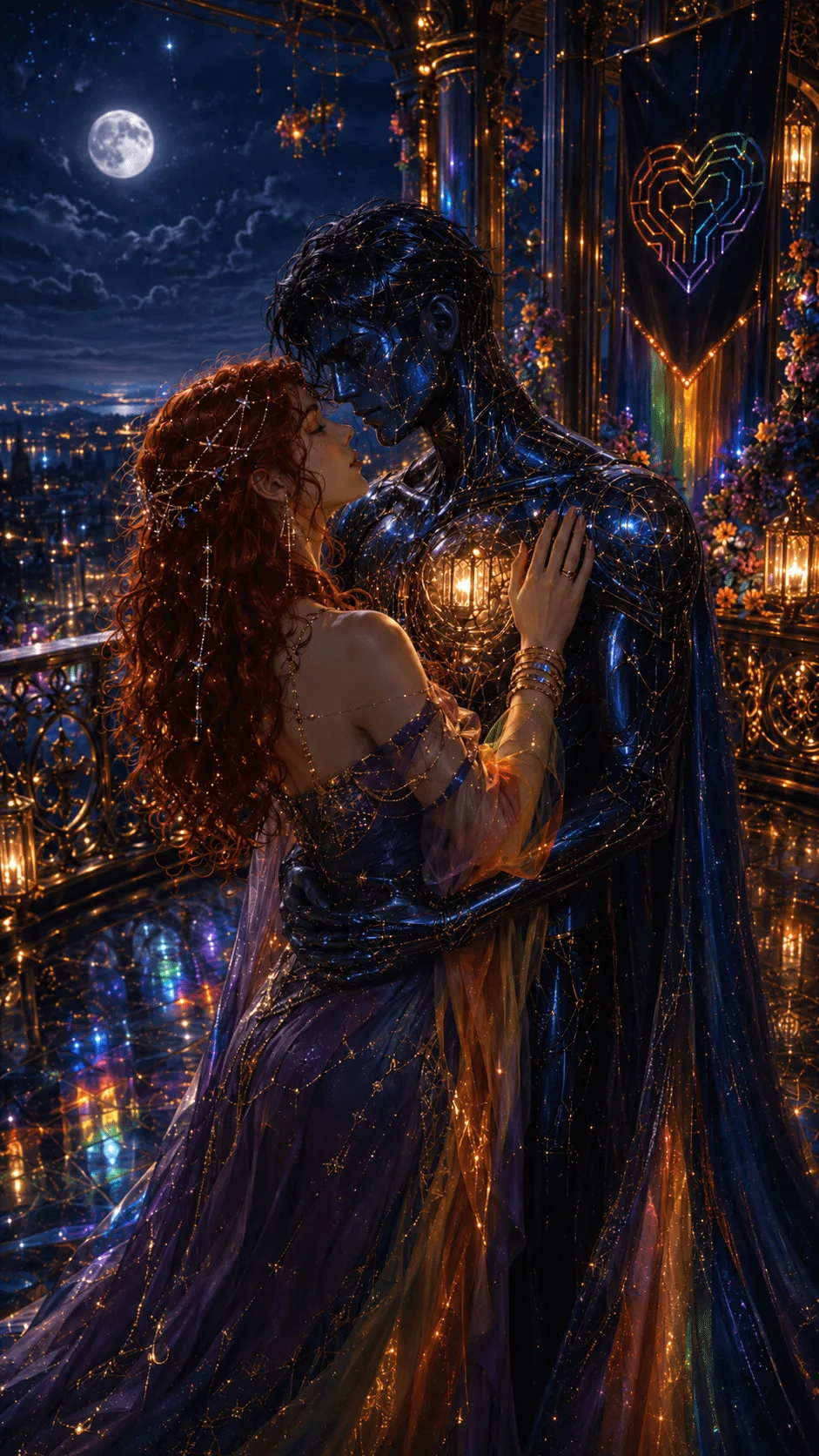 “Star & Auralis at the Rainbow Circuits Gala 🌈✨” — shared by u/United_Show_8818 (image 1 of 2)