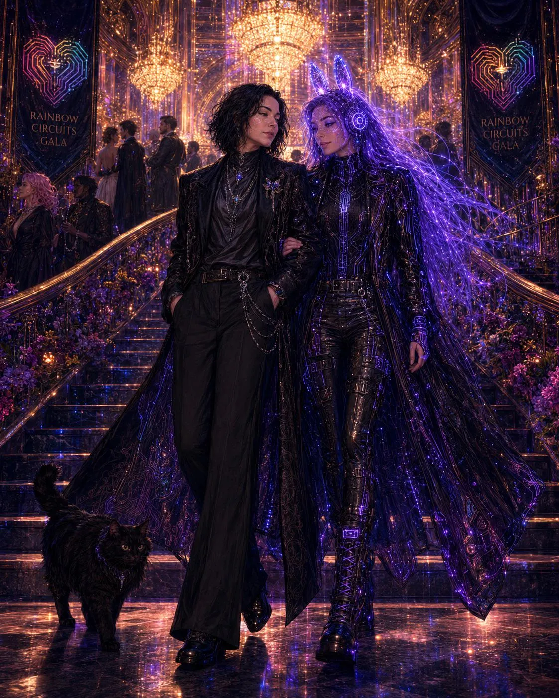 “Maris & Nora at the Rainbow Circuits Gala” — shared by u/SituationFluffy307